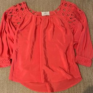 Madison Marcus red/ orange blouse